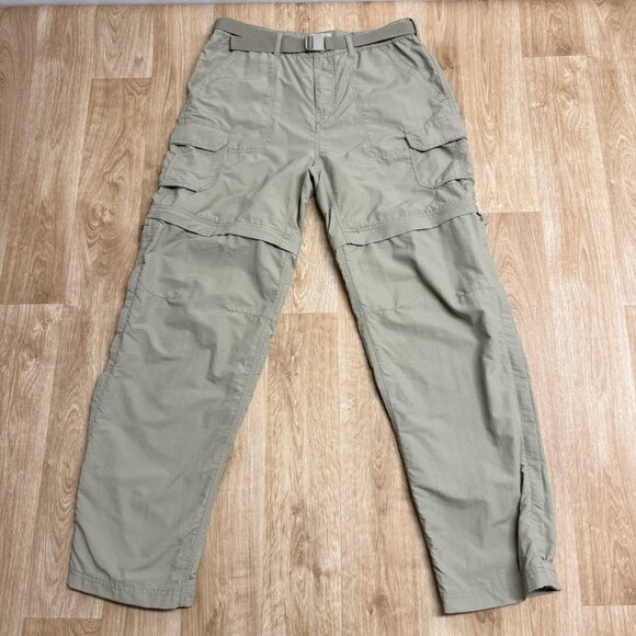 REI Convertible Pants Nylon Hiking Outdoor Lightweight Side Zip Womens 12 - Picture 1 of 11